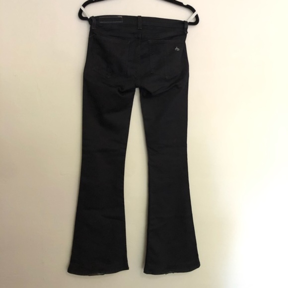 Rag & Bone Elephant Bell Flare Jeans Dark Wash in Midnight Blue size 26 - Picture 5 of 10